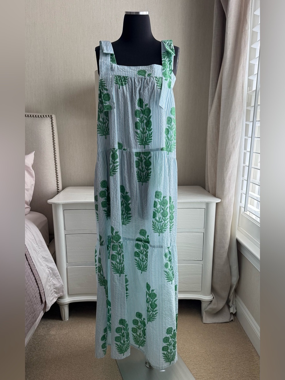 SZ BLOCKPRINTS Maxi Dress. Sz S